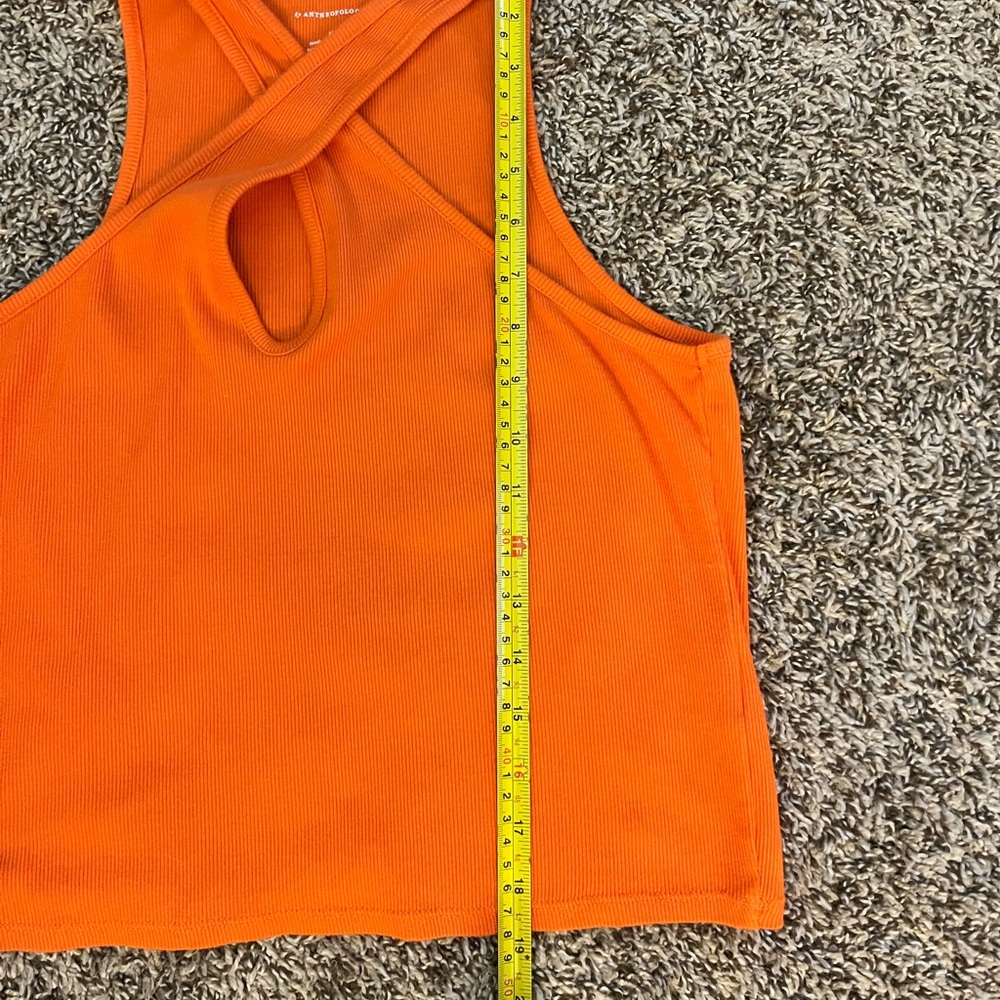 Anthropologie Key Hole Halter Tank Top Small - Picture 5 of 9